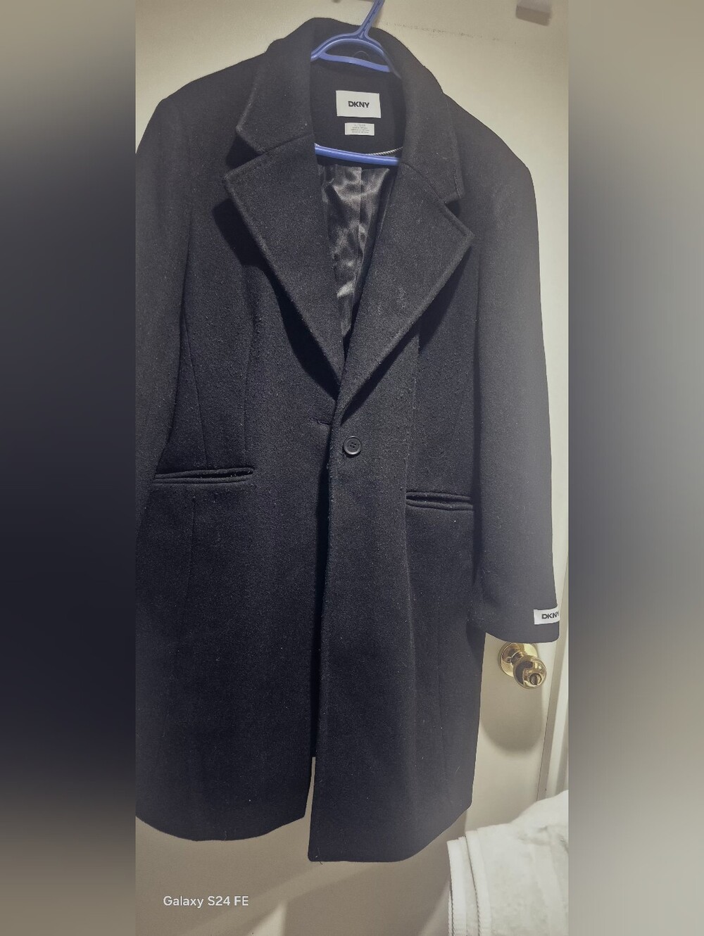 DKNY Black Coat
